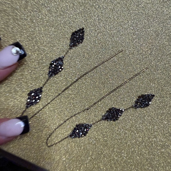 Beaded threader earrings - Picture 13 of 14